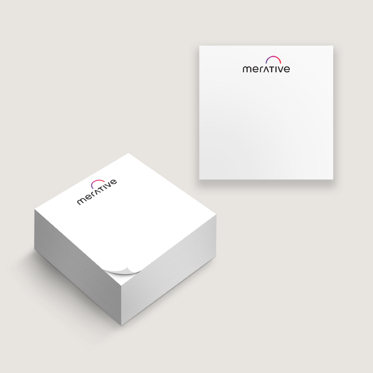 Merative 3M Note Cube (1/2 cube)