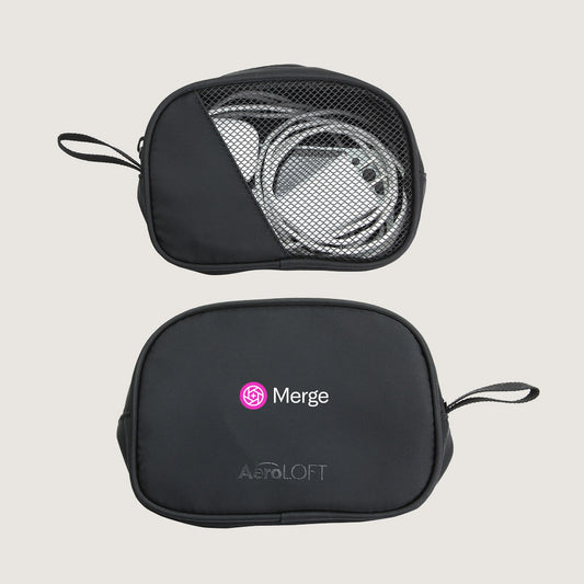 Merge Jet Black Tech Organizer Mesh Pouch